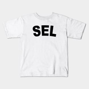 SEL Bold Black Kids T-Shirt